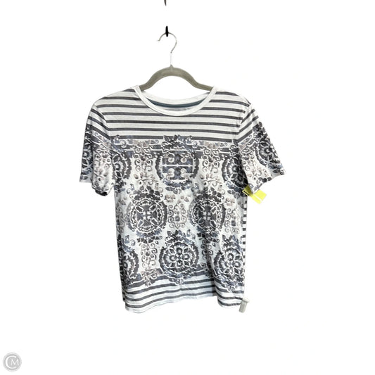Top Short Sleeve Designer By Tory Burch In Multi-colored, Size: Xs