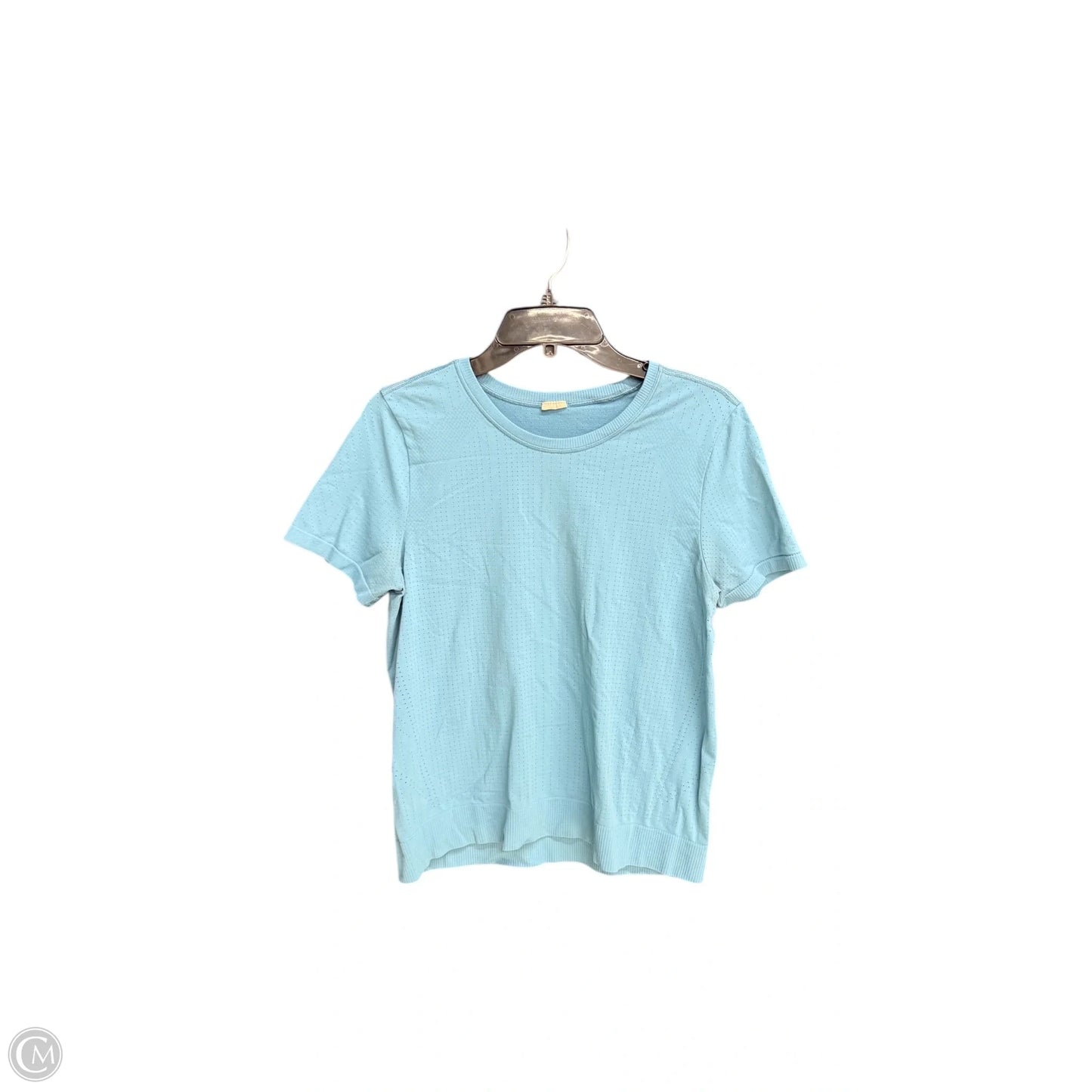 Athletic Top Short Sleeve By Athleta In Blue, Size: S