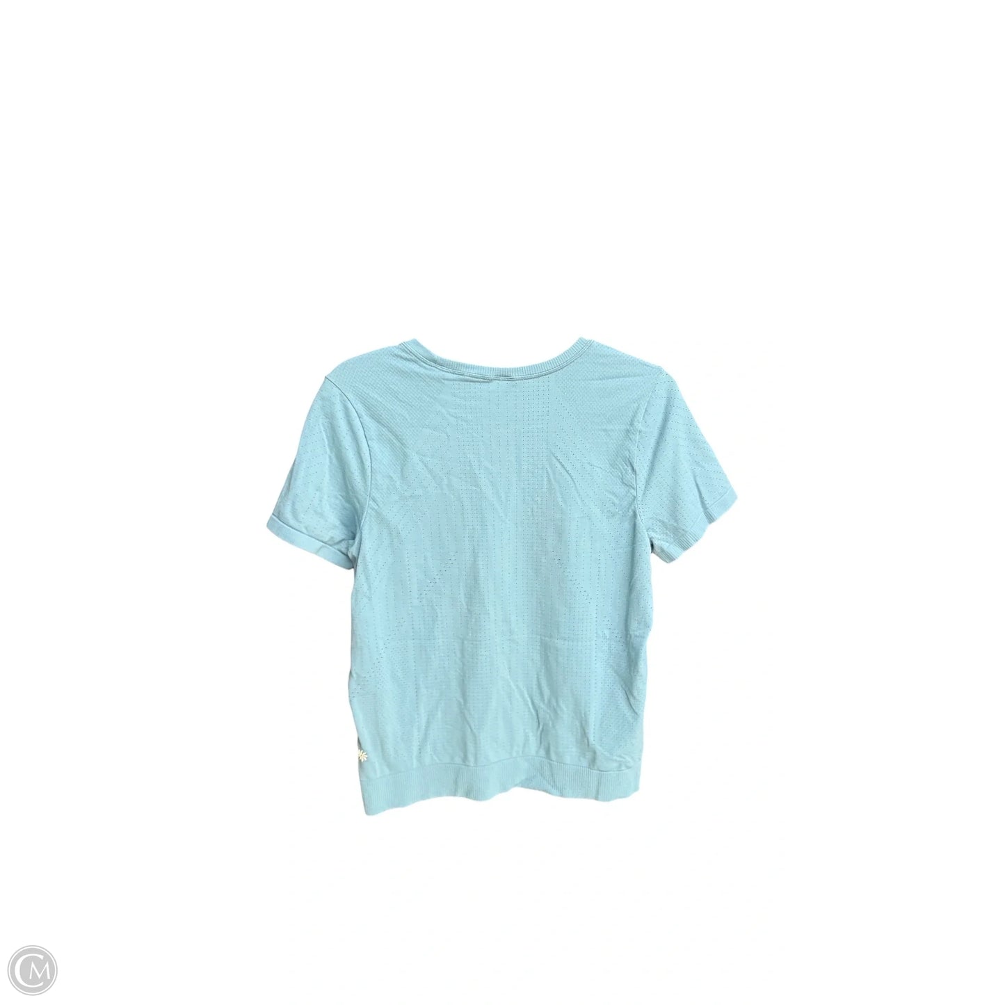 Athletic Top Short Sleeve By Athleta In Blue, Size: S