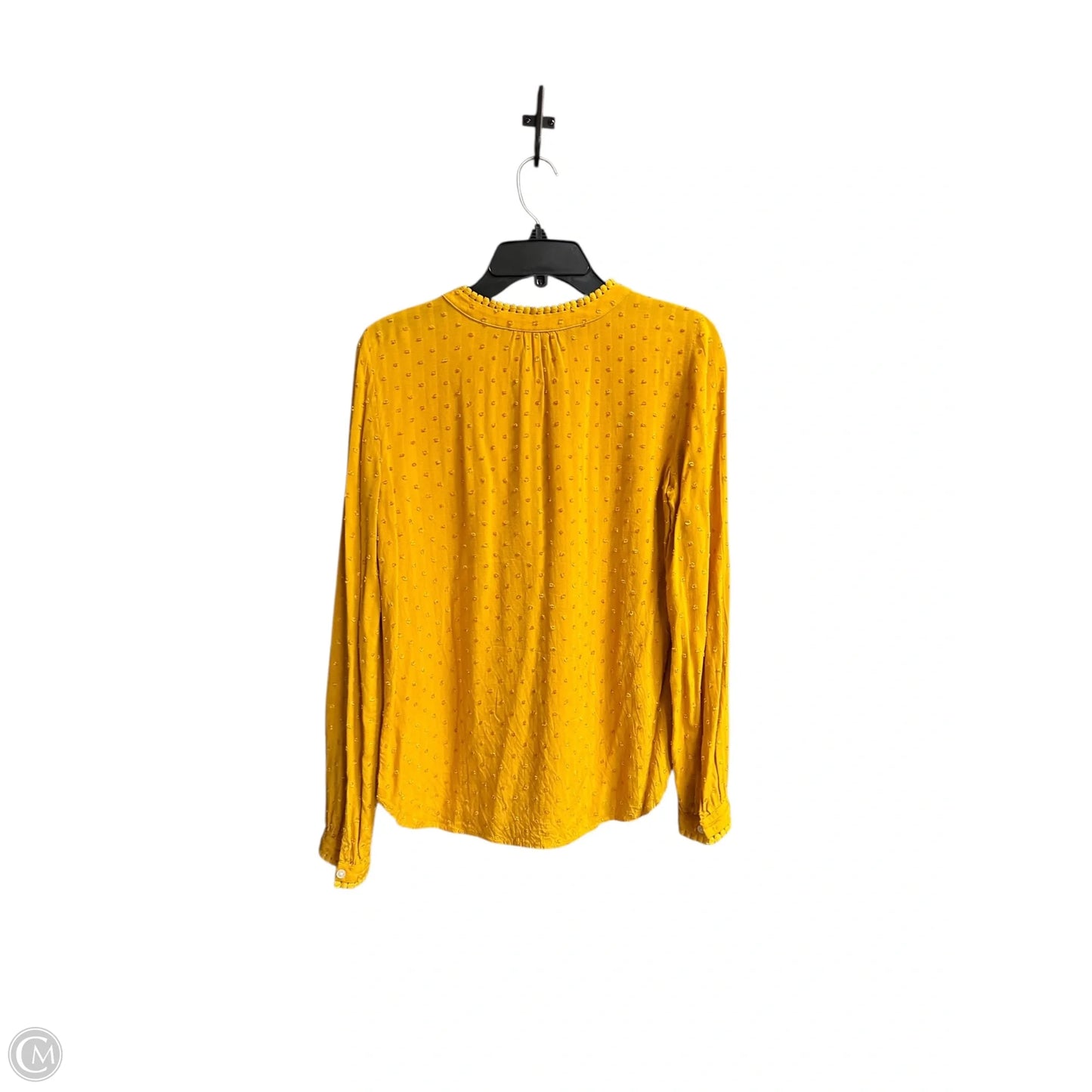 Top Long Sleeve By Loft In Yellow, Size: Xs