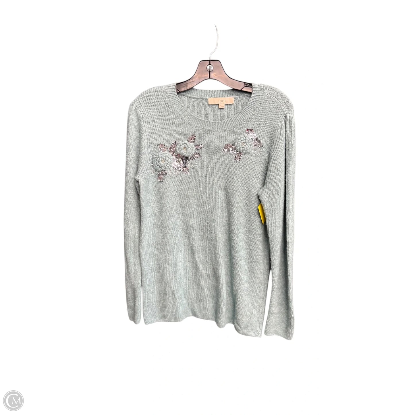 Sweater By Loft In Blue, Size: L