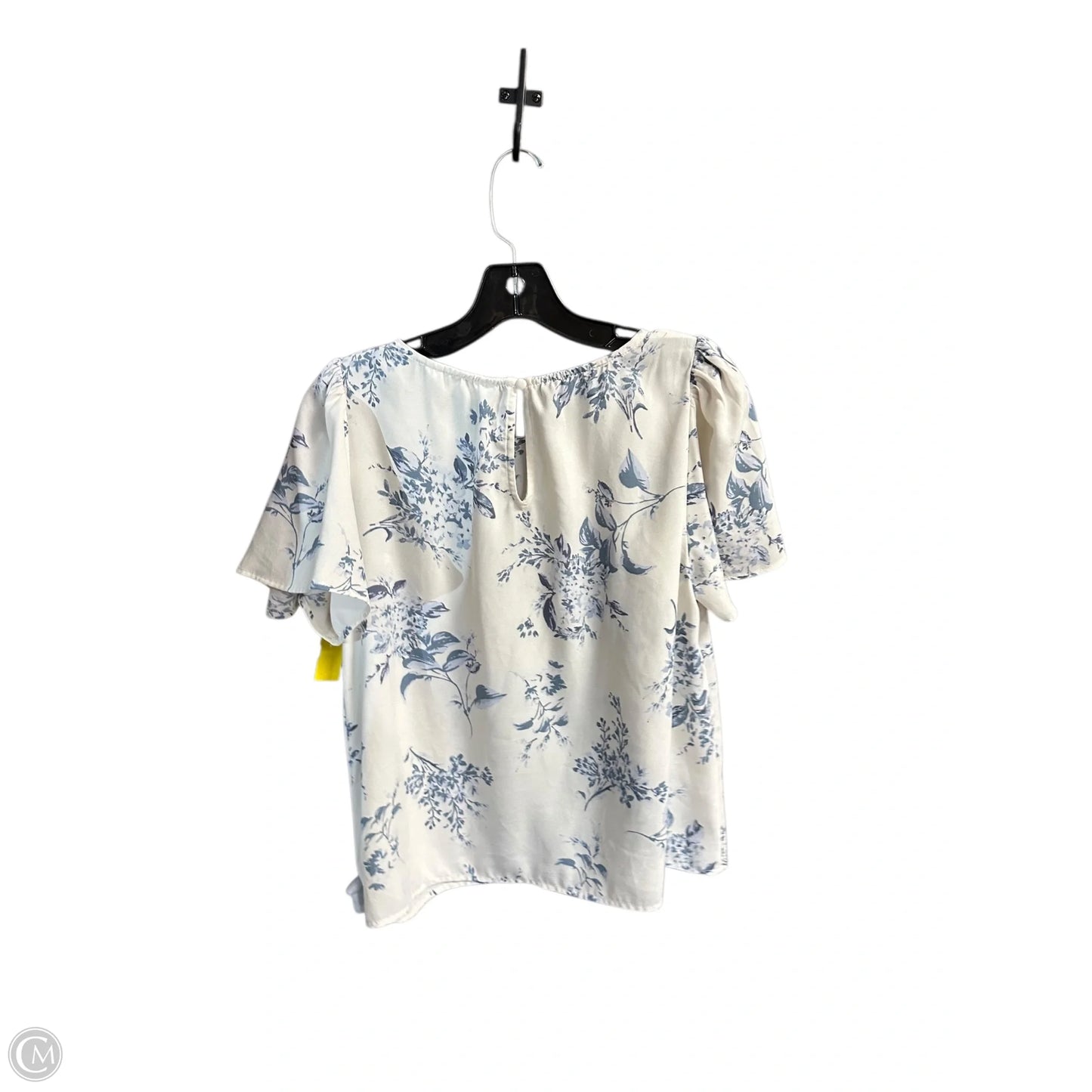 Top Short Sleeve By Lc Lauren Conrad In Floral Print, Size: Mp