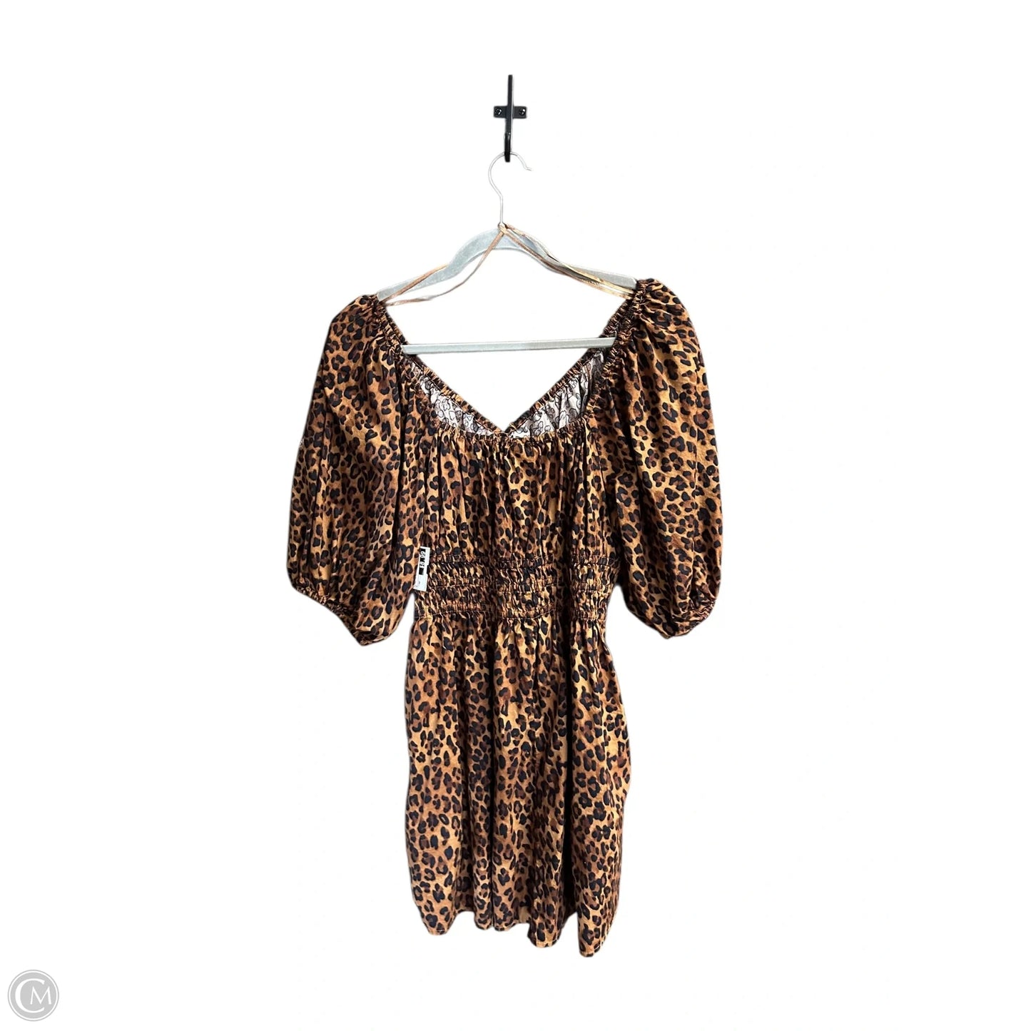 Dress Casual Short By Old Navy In Animal Print, Size: Mp
