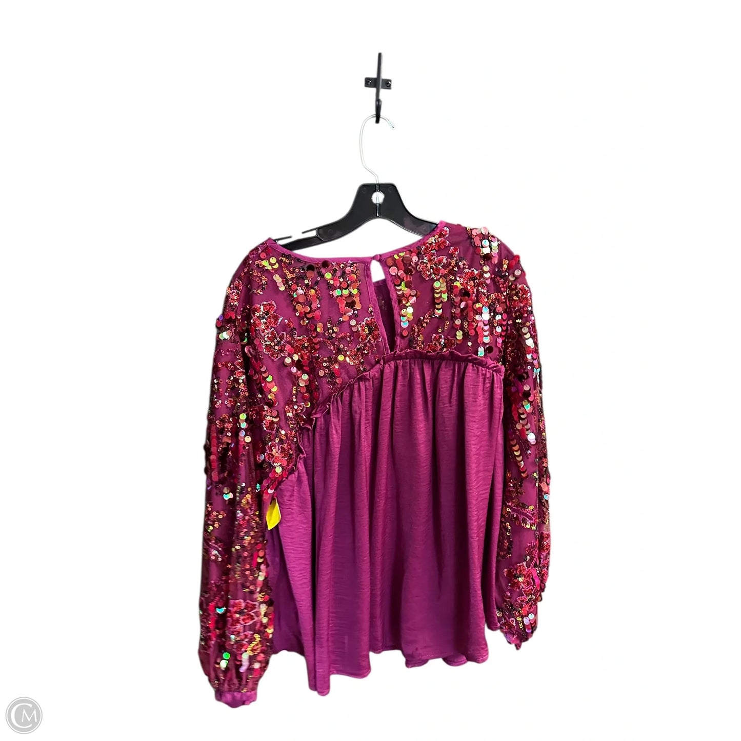 Top Long Sleeve By Umgee In Red, Size: L