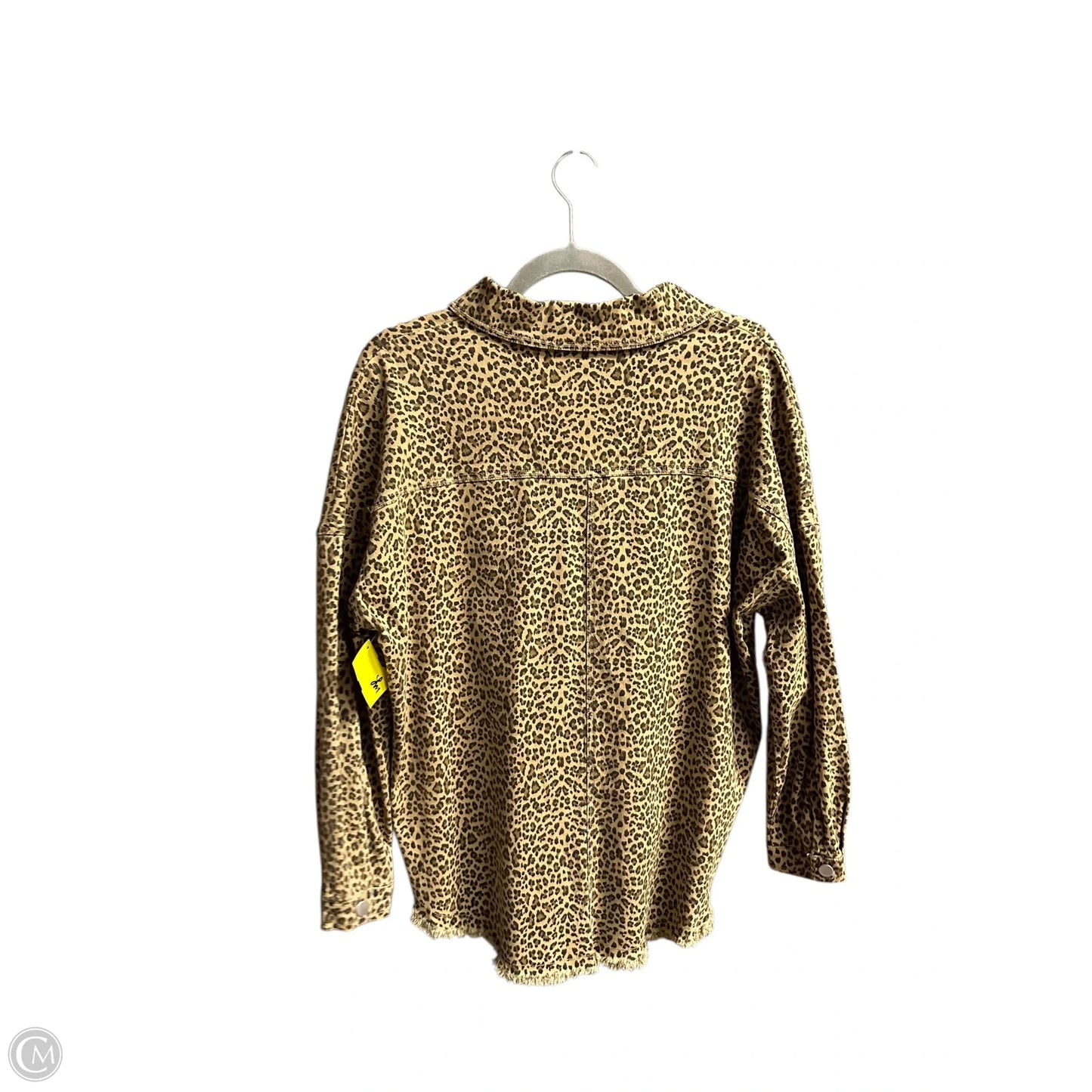 Jacket Shirt By Jodifl In Animal Print, Size: S