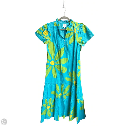 Dress Casual Maxi By J.marie In Blue & Green, Size: S