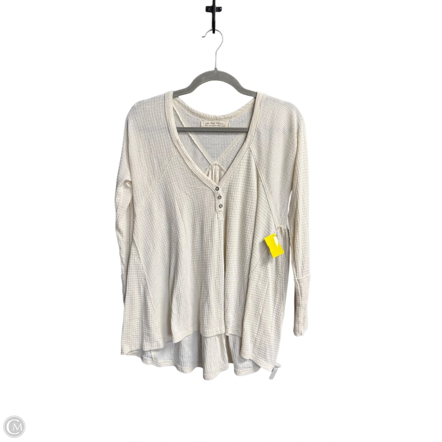 Top Long Sleeve By We The Free In Cream, Size: S
