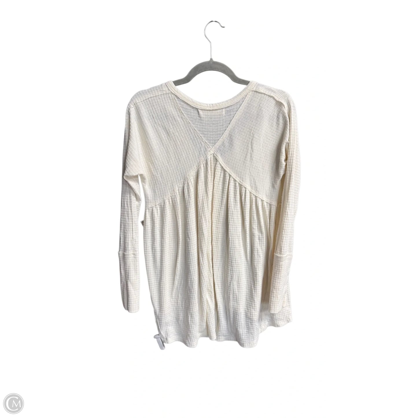 Top Long Sleeve By We The Free In Cream, Size: S