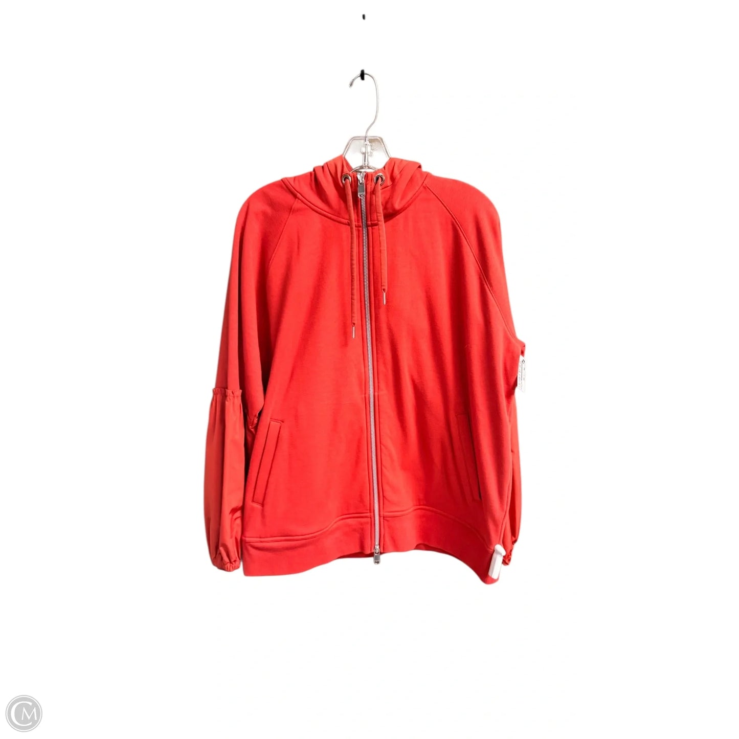 Athletic Jacket By Athleta In Orange, Size: L