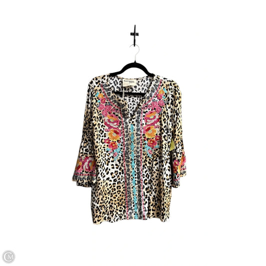 Top Long Sleeve By Savanna Jane In Multi-colored, Size: S