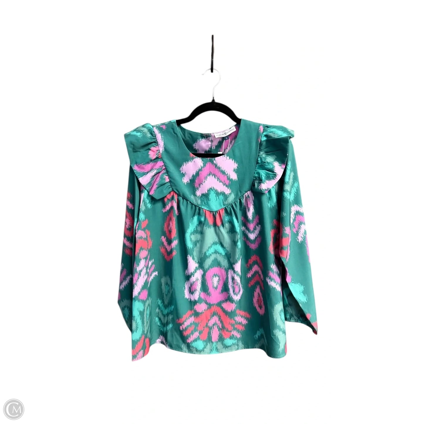 Top Long Sleeve By Michelle Mcdowell In Multi-colored, Size: S