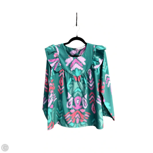 Top Long Sleeve By Michelle Mcdowell In Multi-colored, Size: S