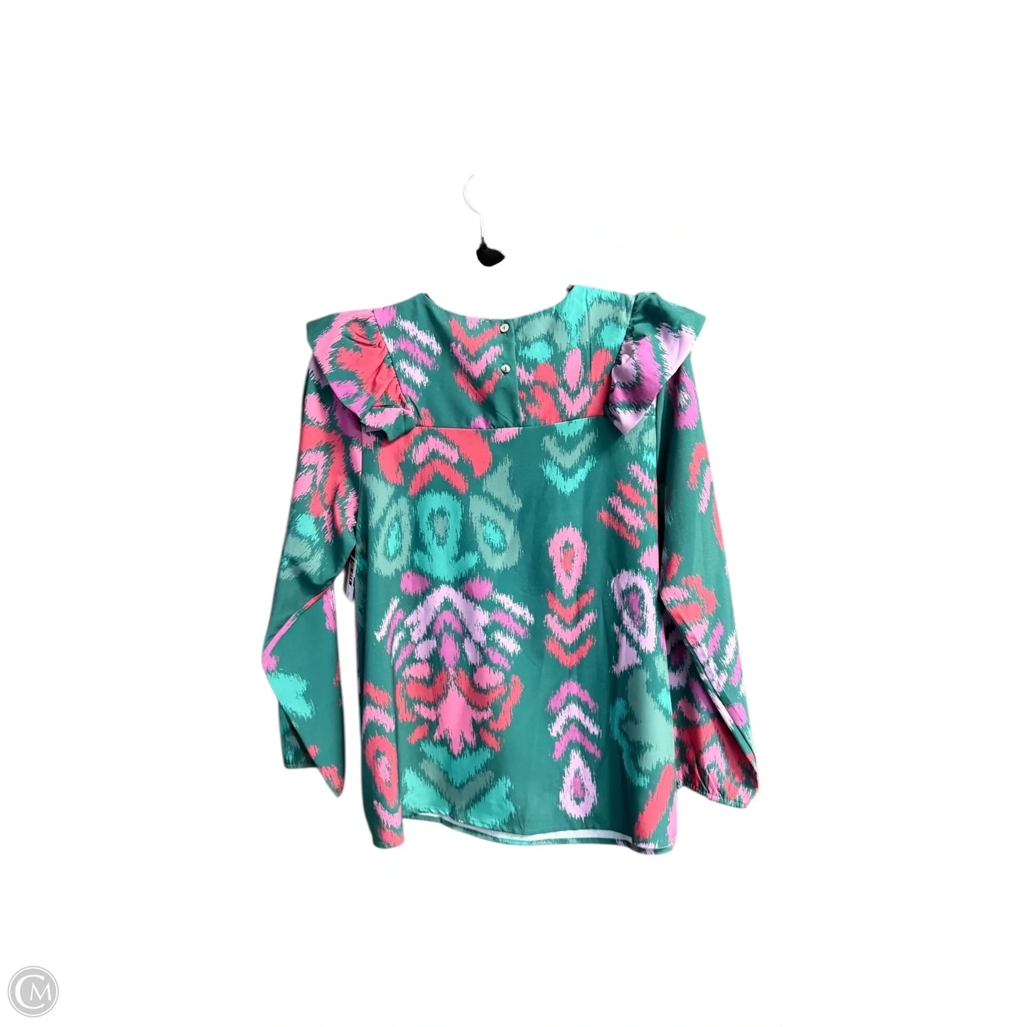 Top Long Sleeve By Michelle Mcdowell In Multi-colored, Size: S