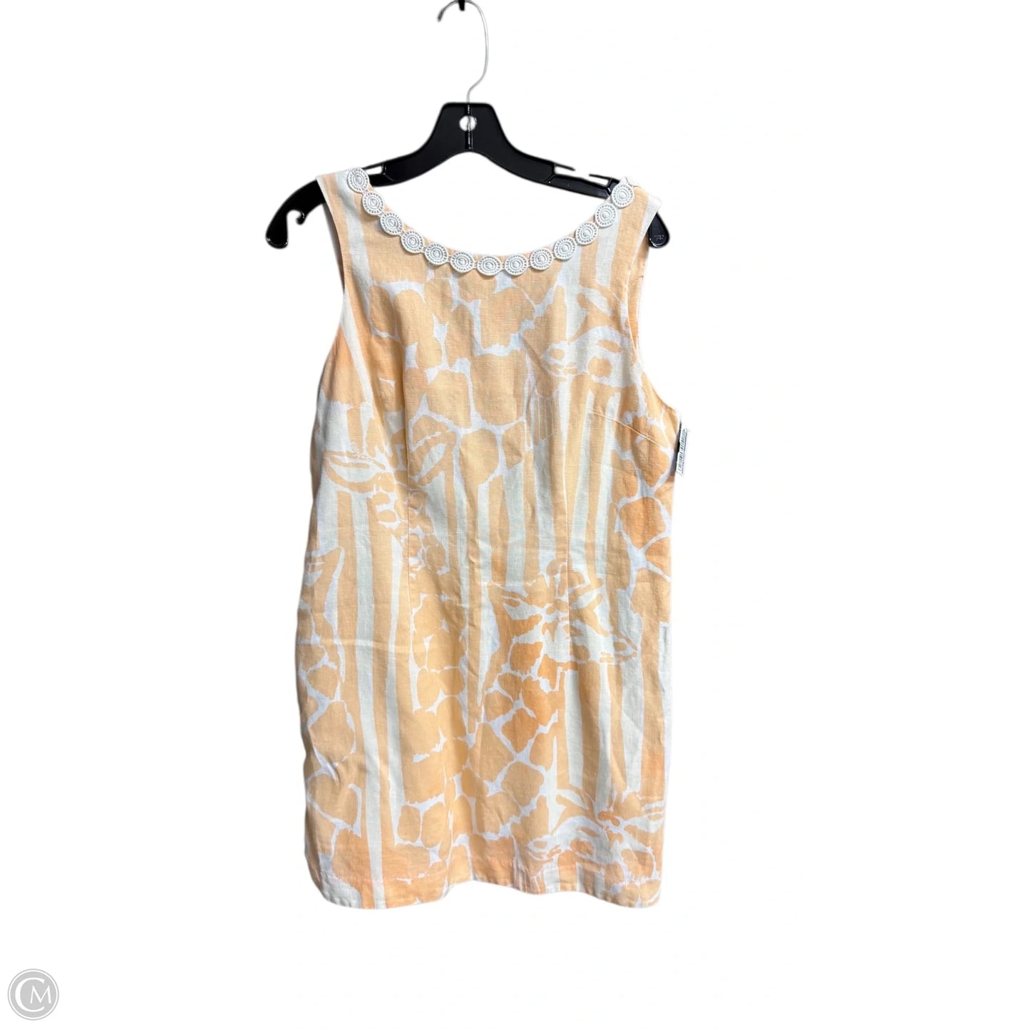 Dress Designer By Lilly Pulitzer In Peach, Size: L