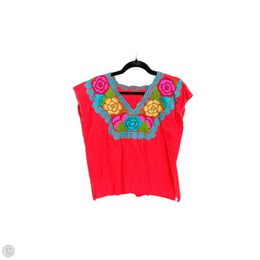 Top Sleeveless By Clothes Mentor In Red, Size: S