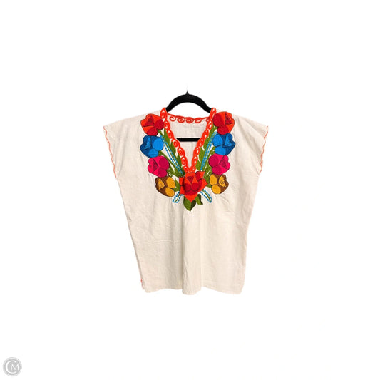 Top Sleeveless By Clothes Mentor In White, Size: S