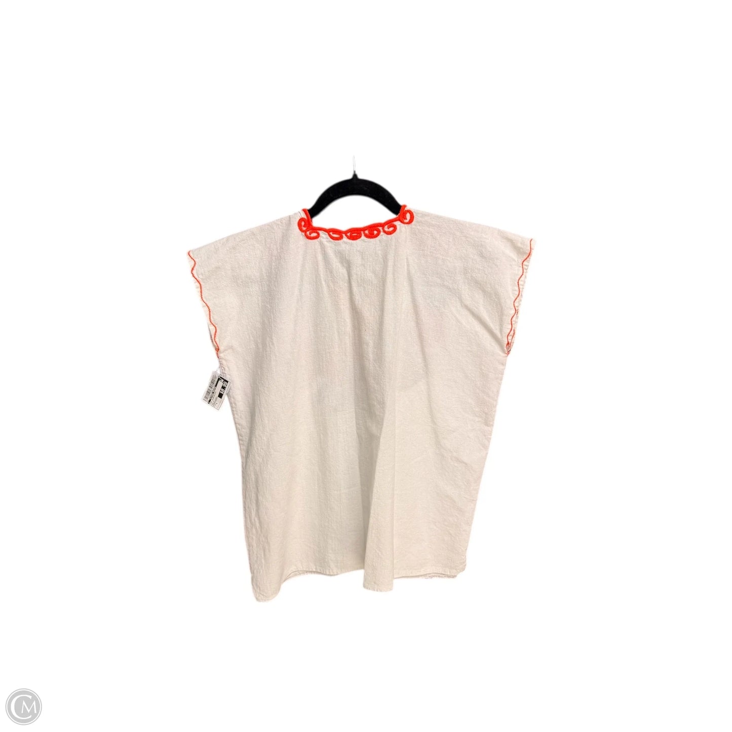 Top Sleeveless By Clothes Mentor In White, Size: S