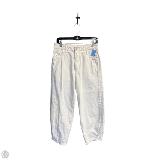 Jeans Wide Leg By Dl1961 In White Denim, Size: 4