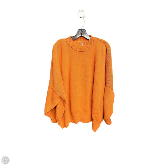 Sweater By Free People In Orange, Size: S