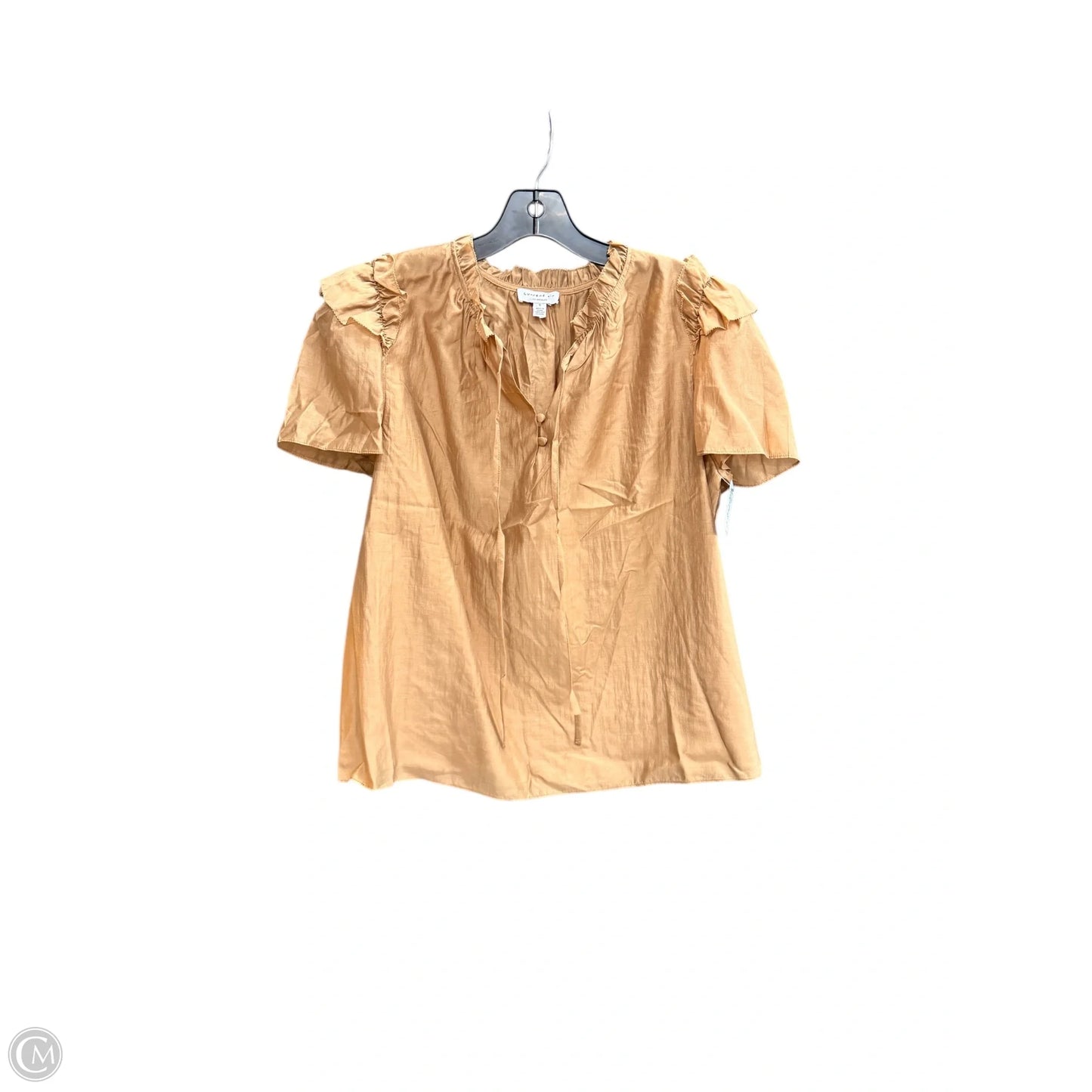 Top Sleeveless By Current Air In Brown, Size: S