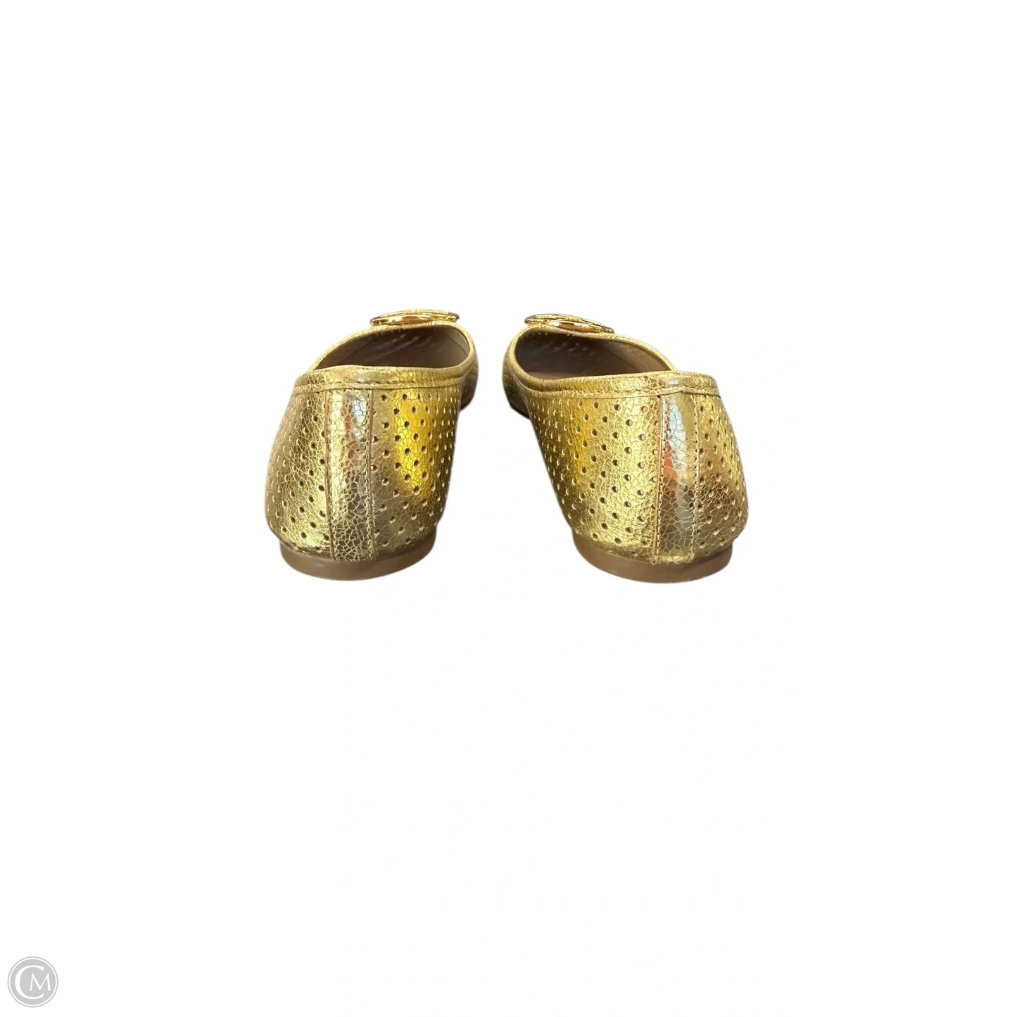 Shoes Designer By Tory Burch In Gold, Size: 9