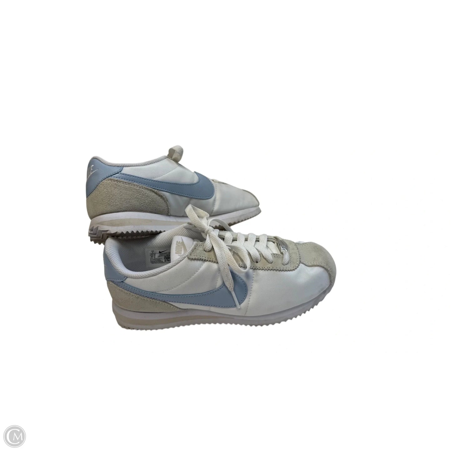 Shoes Sneakers By Nike In Blue & White, Size: 7