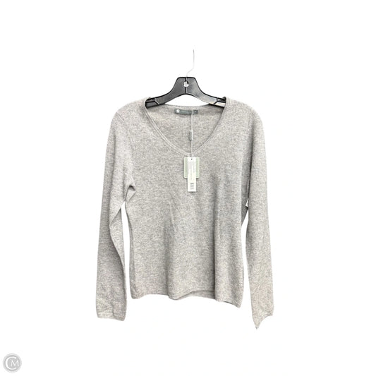 Sweater Cashmere By Clothes Mentor In Grey, Size: M