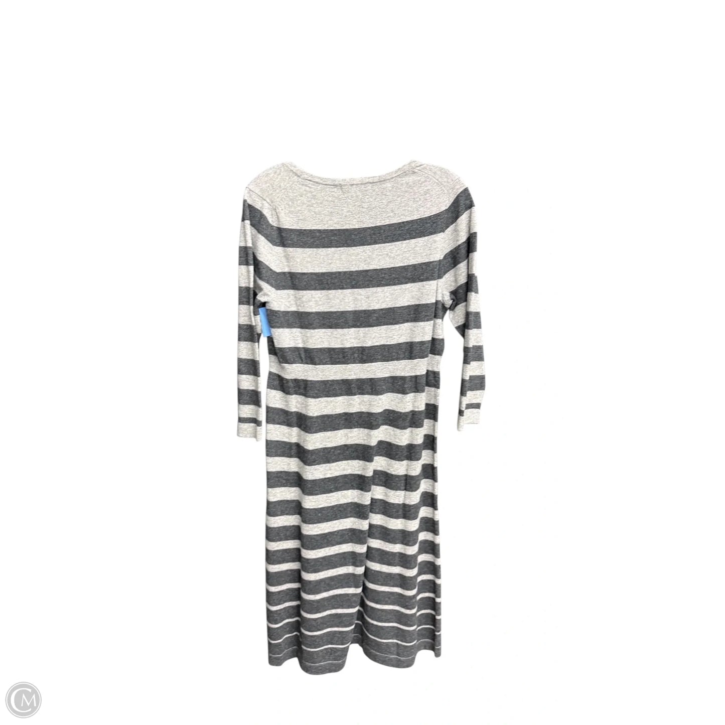 Dress Casual Midi By Boden In Grey, Size: Large