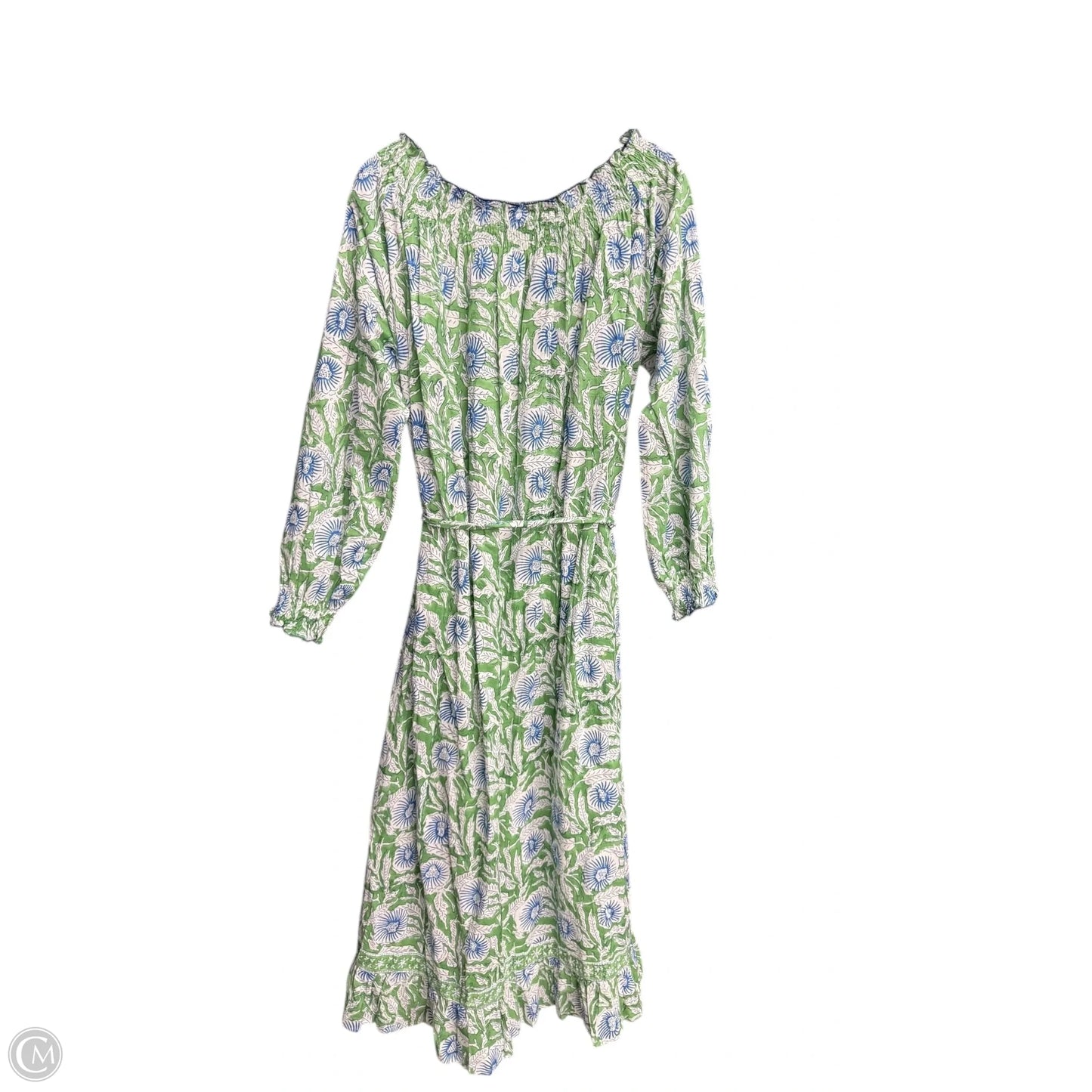 Dress Casual Maxi By Clothes Mentor In Floral Print, Size: L