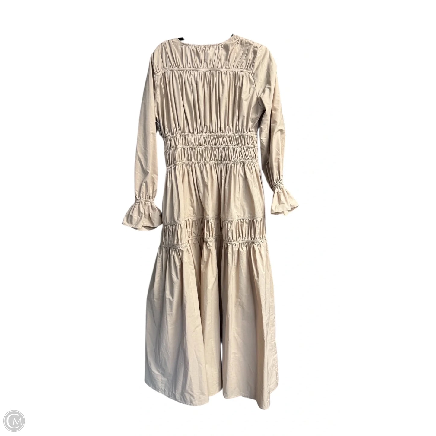 Dress Casual Maxi By Clothes Mentor In Tan, Size: L