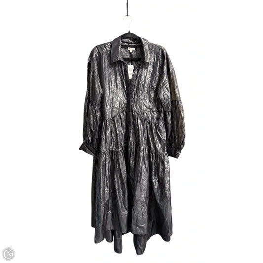 Dress Casual Maxi By Pilcro In Silver, Size: L