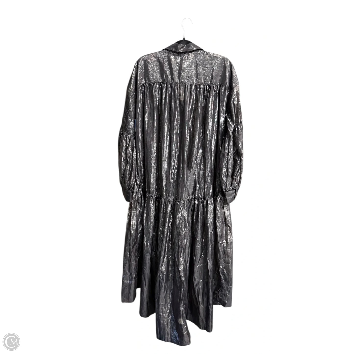 Dress Casual Maxi By Pilcro In Silver, Size: L