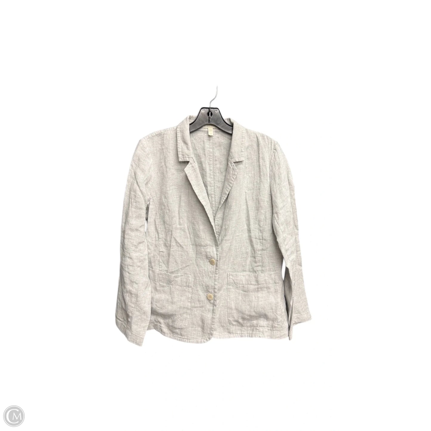 Blazer By Eileen Fisher In Silver, Size: S