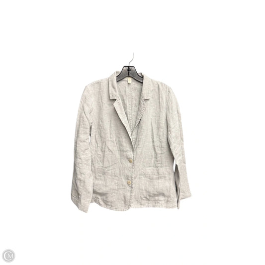 Blazer By Eileen Fisher In Silver, Size: S