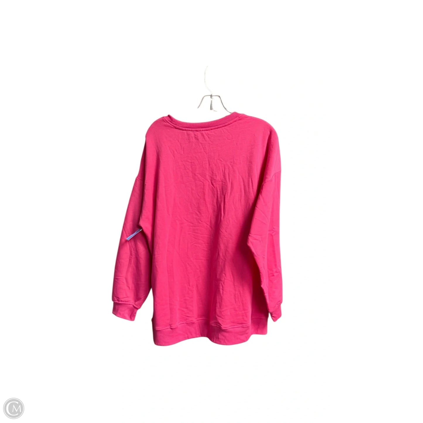 Sweatshirt Crewneck By Workshop In Pink, Size: Xl