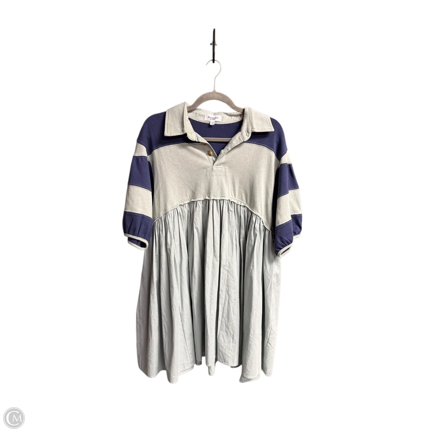 Dress Casual Short By Eesome In Striped Pattern, Size: M