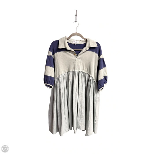 Dress Casual Short By Eesome In Striped Pattern, Size: M