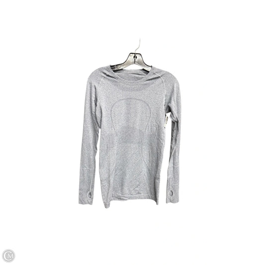 Athletic Top Long Sleeve Crewneck By Lululemon In Blue, Size: S