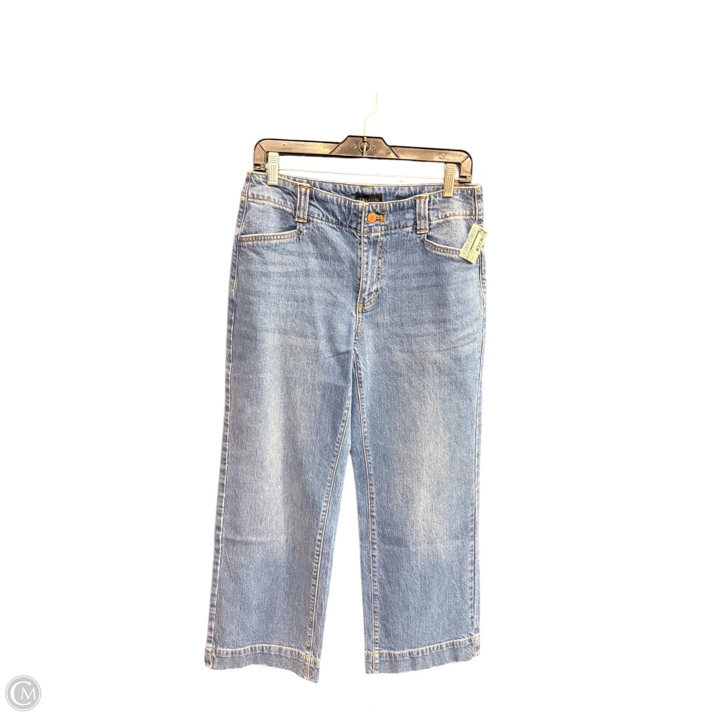 Jeans Wide Leg By Talbots In Blue Denim, Size: 8