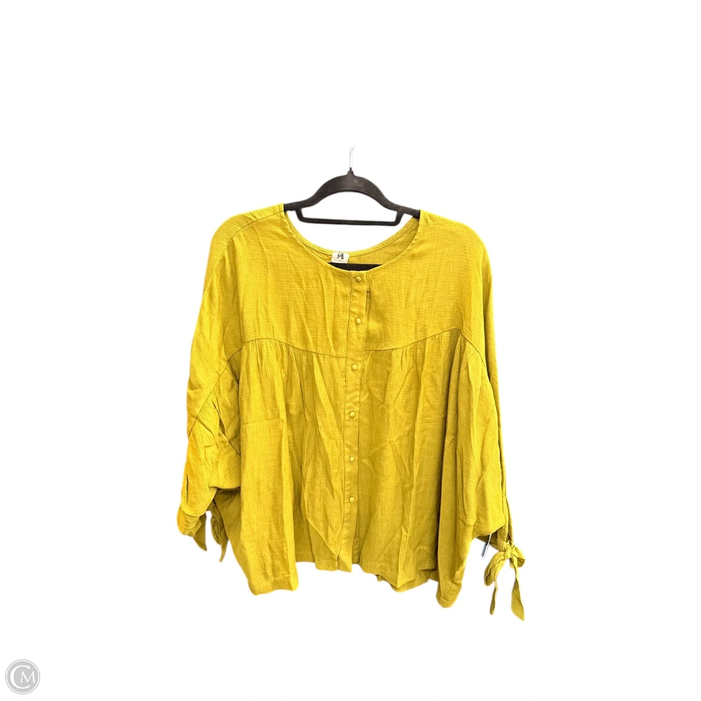 Top 3/4 Sleeve By Flawless In Green, Size: Xl