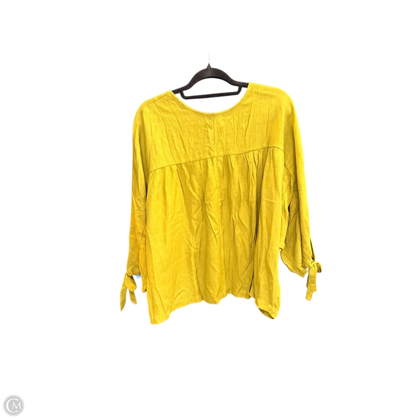 Top 3/4 Sleeve By Flawless In Green, Size: Xl