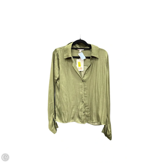 Top Long Sleeve By Gb In Green, Size: Xs