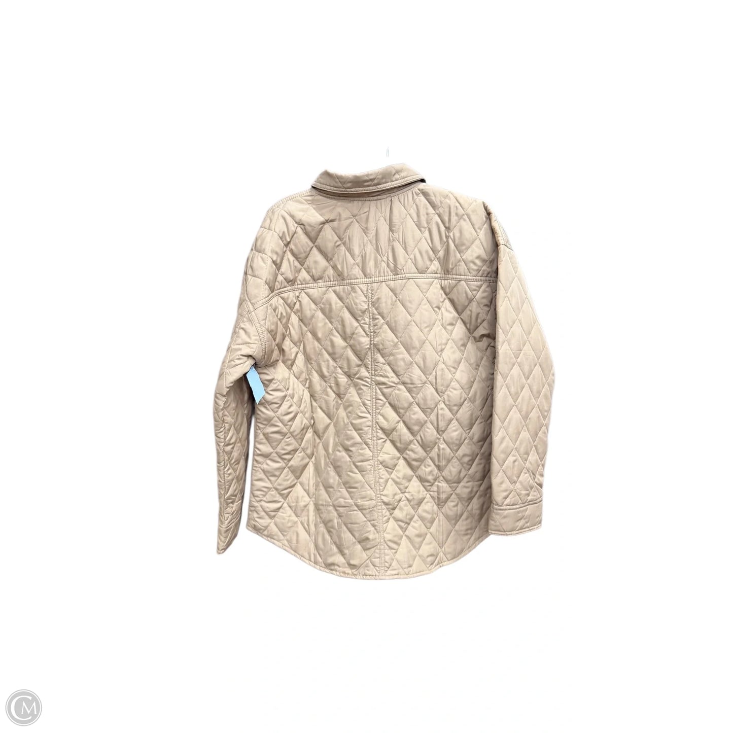 Jacket Puffer & Quilted By Blu Pepper In Brown, Size: S