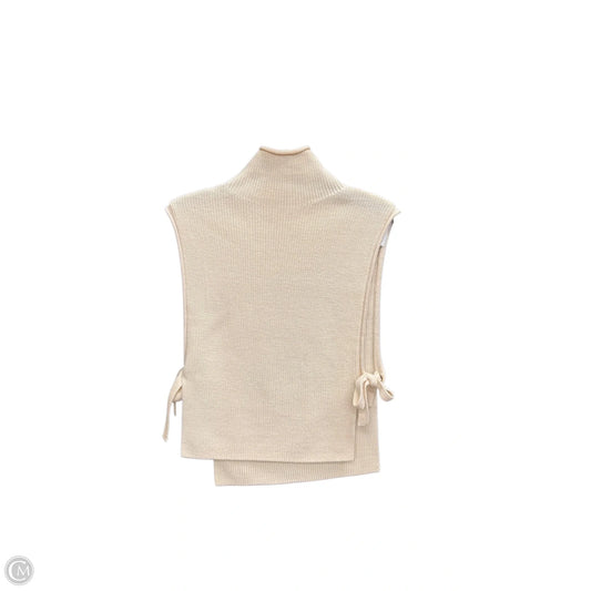 Sweater Short Sleeve By Clothes Mentor In Cream, Size: S