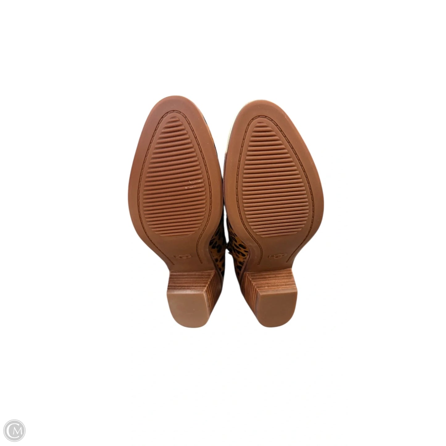 Boots Designer By Ugg In Animal Print, Size: 7