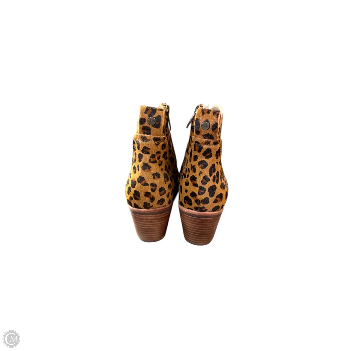 Boots Designer By Ugg In Animal Print, Size: 7