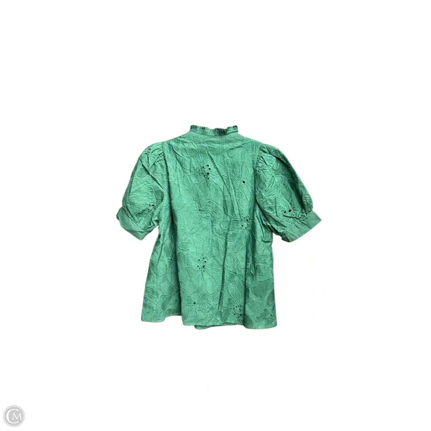 Top Short Sleeve By Entro In Green, Size: M