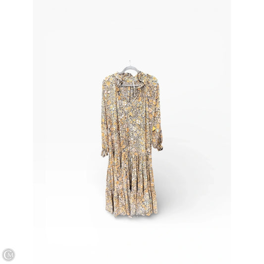 Dress Casual Maxi By Free People In Floral Print, Size: Xs