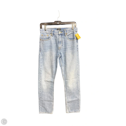 Jeans Straight By Club Monaco In Blue Denim, Size: 2
