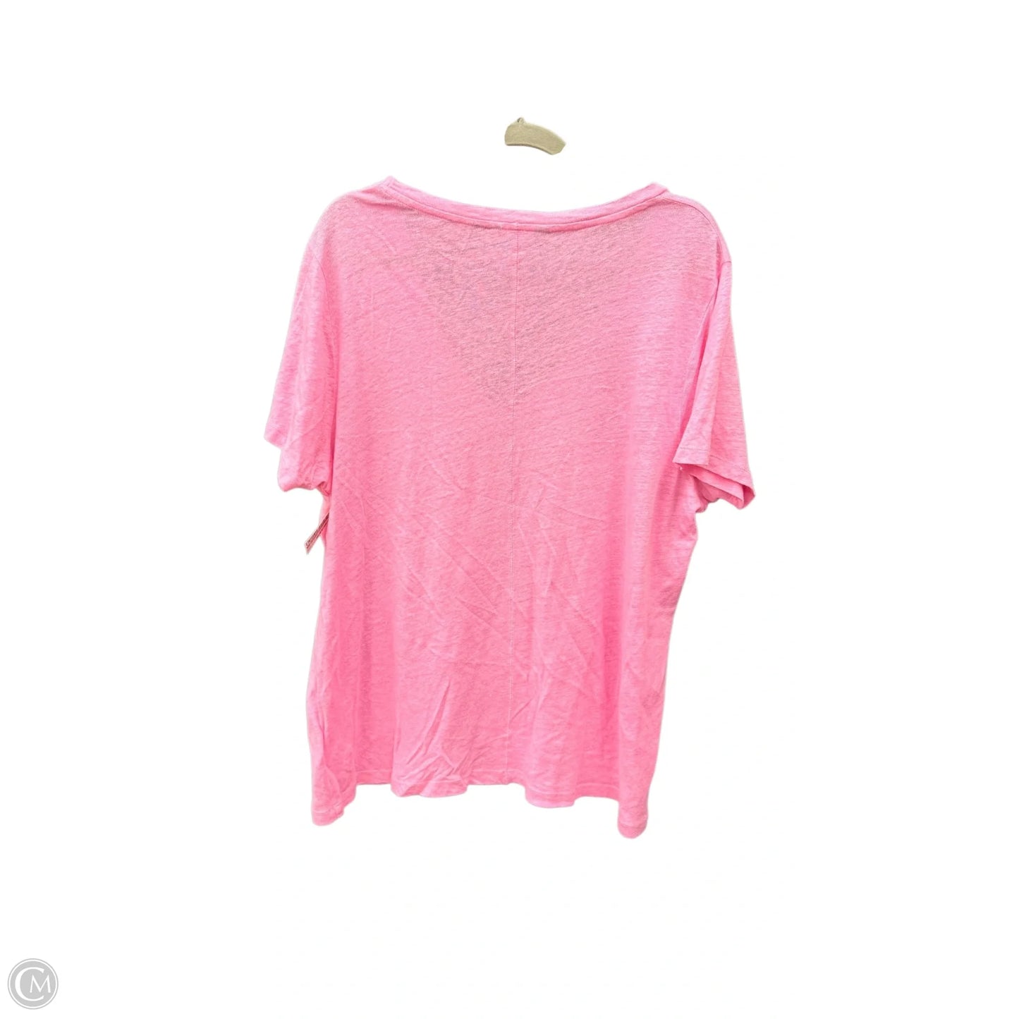 Top Short Sleeve Basic By Vineyard Vines In Pink, Size: L